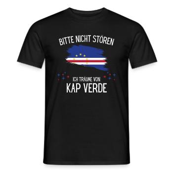 Bitte nicht stören ich träume von Kap Verde - Männer T-Shirt - Schwarz - Vorne - AI Model Male 178 light (178cm)