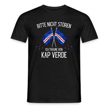 Bitte nicht stören ich träume von Kap Verde - Männer T-Shirt - Schwarz - Vorne - AI Model Male 178 light (178cm)