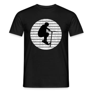 Trickscooter Design für Stunt Scooter Fans - Männer T-Shirt - Schwarz - Vorne - AI Model Male 178 light (178cm)