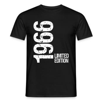 Édition limitée de 1966 - T-shirt homme - noir - Devant - AI Model Male 178 light (178cm)