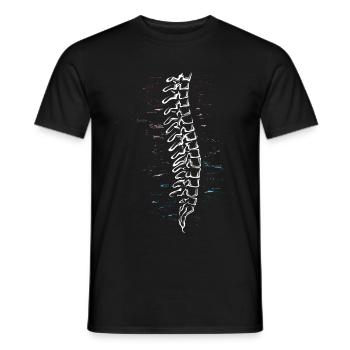 Physiothérapeute chiropracteur physiothérapie - T-shirt homme - noir - Devant - AI Model Male 178 light (178cm)