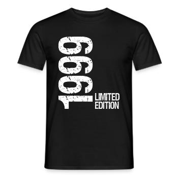 1999 Limited Edition - Men's T-Shirt - black - Front - AI Model Male 178 light (178cm)