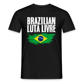 Cool Arts Martiaux Brésiliens Luta Livre pour - T-shirt homme - noir - Devant - AI Model Male 178 light (178cm)