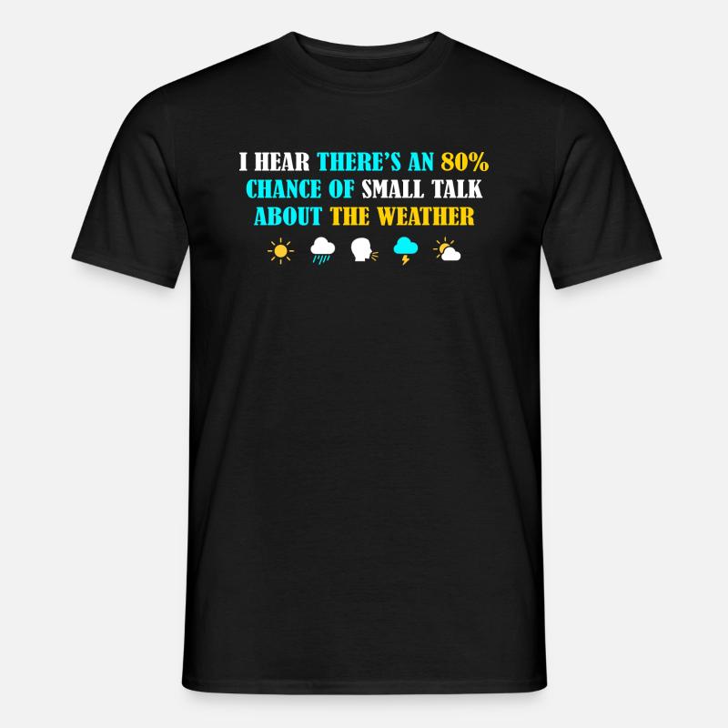 Introvertierte introvertierte Grafik - Männer T-Shirt - Schwarz