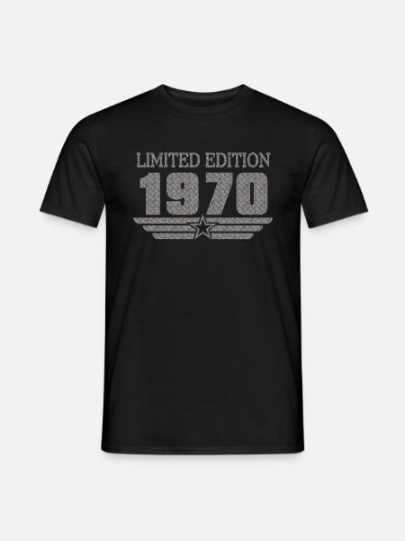 Metal 1970 LE Birthday - Männer T-Shirt - Schwarz