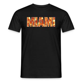 Miami - T-shirt homme - noir - Devant - AI Model Male 178 light (178cm)