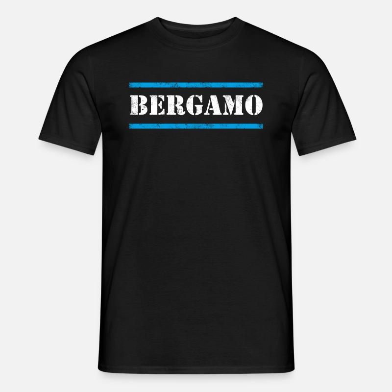 Bergamo - Männer T-Shirt - Schwarz