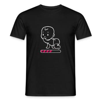 pregnancy - Men's T-Shirt - black - Front - AI Model Male 178 light (178cm)