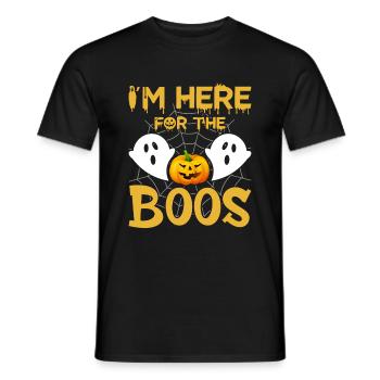Halloween Funny Man Woman - Men's T-Shirt - black - Front - AI Model Male 178 light (178cm)