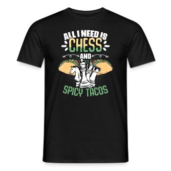 All I need is funnier - Men's T-Shirt - black - Front - AI Model Male 178 light (178cm)