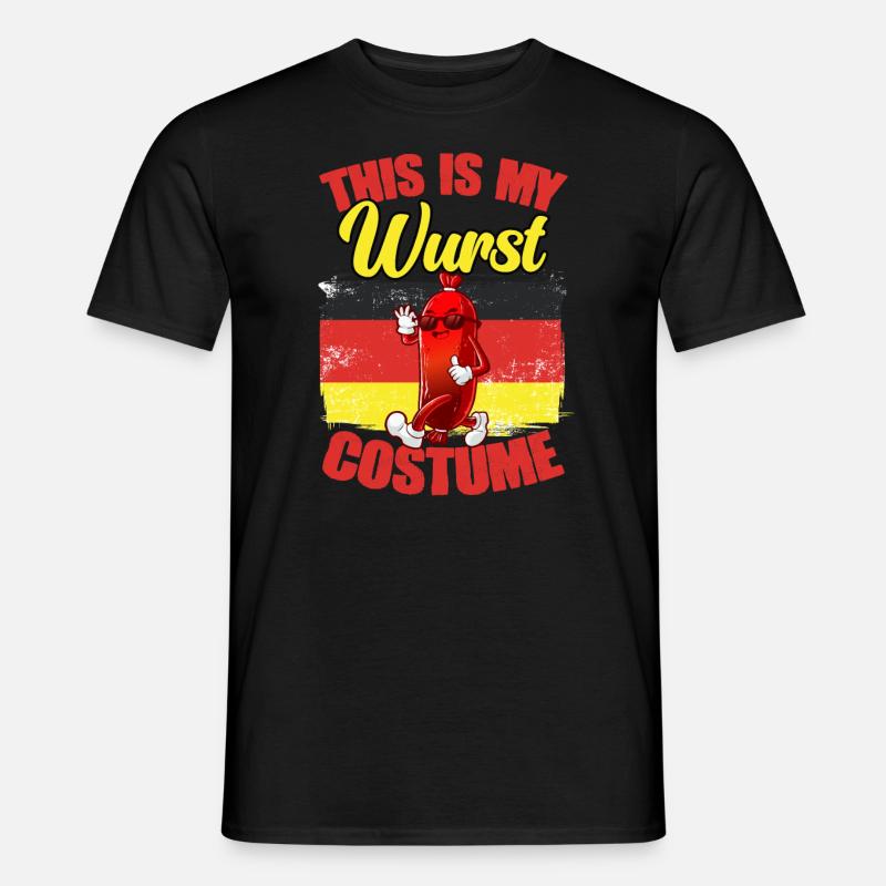 This Is My Wurst Lustige deutsche Wurst A - Männer T-Shirt - Schwarz