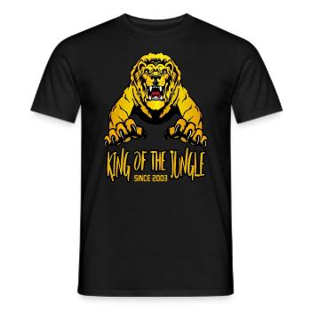 Geburtstag 2003 20 Löwe Lion King of Jungle - Männer T-Shirt - Schwarz - Vorne - AI Model Male 178 light (178cm)