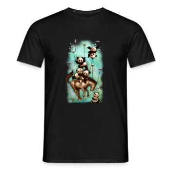 acrobatrodeo_MARKET - T-shirt homme - noir - Devant - AI Model Male 178 light (178cm)