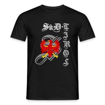 South-Tirol - Men's T-Shirt - black - Front - AI Model Male 178 light (178cm)