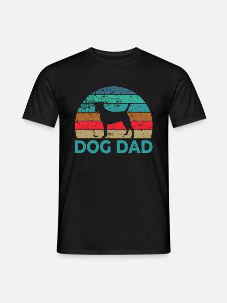 Dog Dad - Dogs Daddy Motives - for dog dads - Men's T-Shirt - black