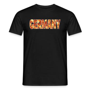 Germany - Men's T-Shirt - black - Front - AI Model Male 178 light (178cm)