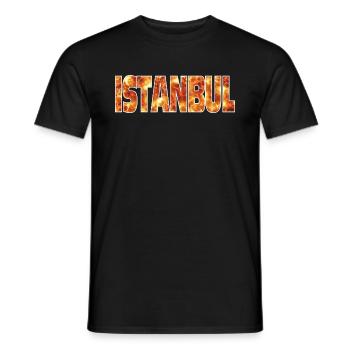 Istanbul - T-shirt homme - noir - Devant - AI Model Male 178 light (178cm)