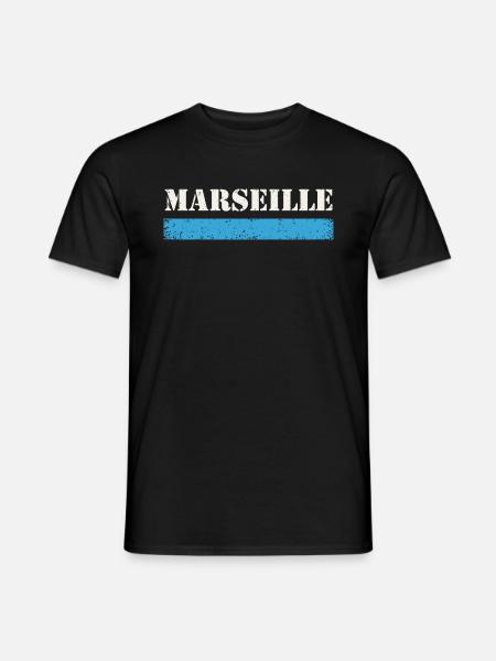 Marseille Millésime - T-shirt homme - noir