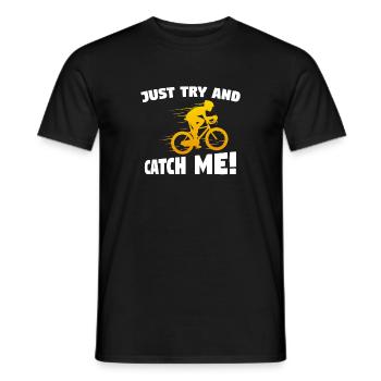 CADEAU D'orthographe drôle de vélo cycliste - T-shirt homme - noir - Devant - AI Model Male 178 light (178cm)