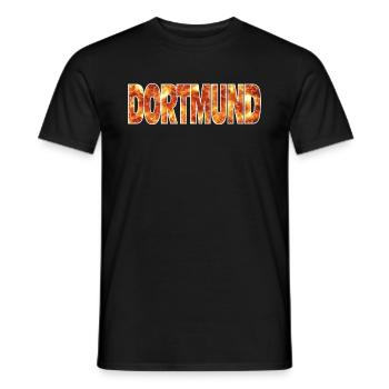 Dortmund - T-shirt homme - noir - Devant - AI Model Male 178 light (178cm)