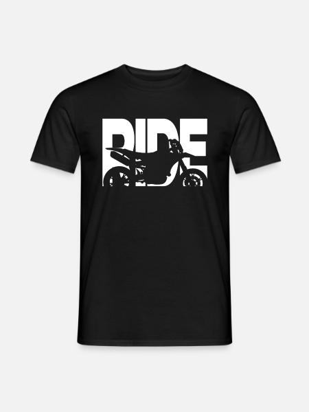 Supermoto Ride Motorrad fahren - Männer T-Shirt - Schwarz