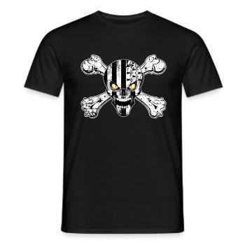 breizh skull 06 - T-shirt homme - noir - Devant - AI Model Male 178 light (178cm)
