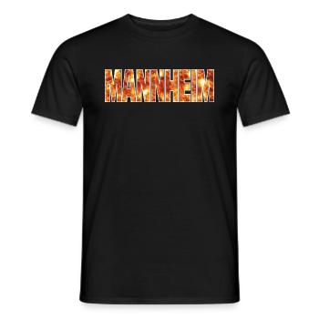 Mannheim - T-shirt homme - noir - Devant - AI Model Male 178 light (178cm)
