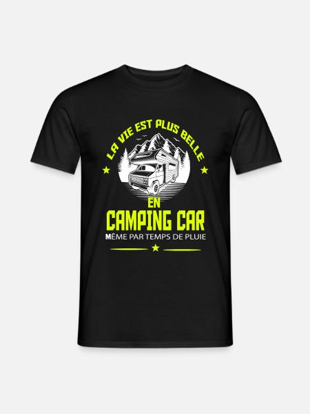 CAMPING CAR - T-shirt homme - noir
