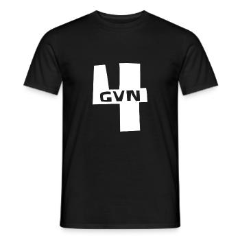 Christliches Design 4GVN - Männer T-Shirt - Schwarz - Vorne - AI Model Male 178 light (178cm)