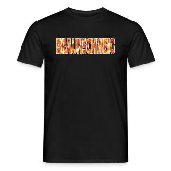 Braunschweig - T-shirt homme - noir - Devant - AI Model Male 178 light (178cm)