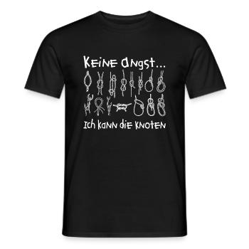 Seemannsknoten - Männer T-Shirt - Schwarz - Vorne - AI Model Male 178 light (178cm)
