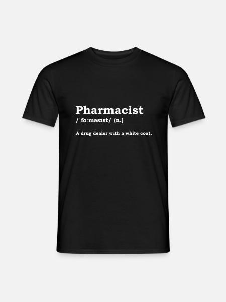 Farmacia Farmacista Medic Gift Science - T-shirt uomo - nero