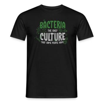 Biology, Biology Chemistry, Genetics, - Men's T-Shirt - black - Front - AI Model Male 178 light (178cm)