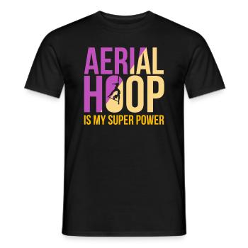 Aerialer Dance, Aerialer Danceinnen, - T-shirt homme - noir - Devant - AI Model Male 178 light (178cm)