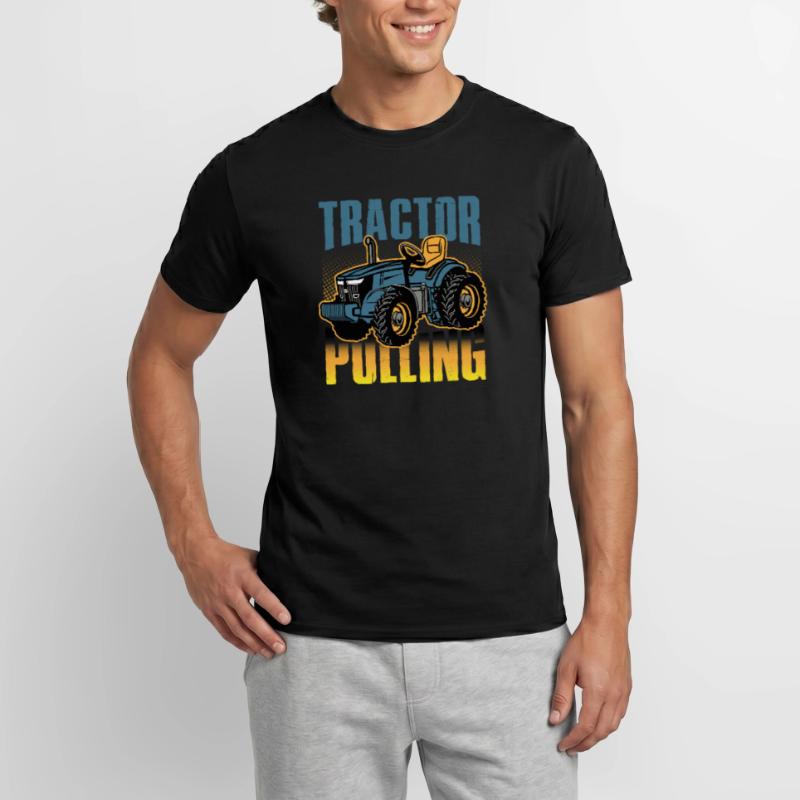 tractor pulling, tractor pulling, racing, Men's T-Shirt
