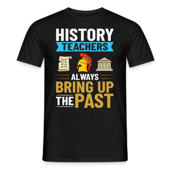 Geschichte Lehrer Lektion Professor Historiker - Männer T-Shirt - Schwarz - Vorne - AI Model Male 178 light (178cm)