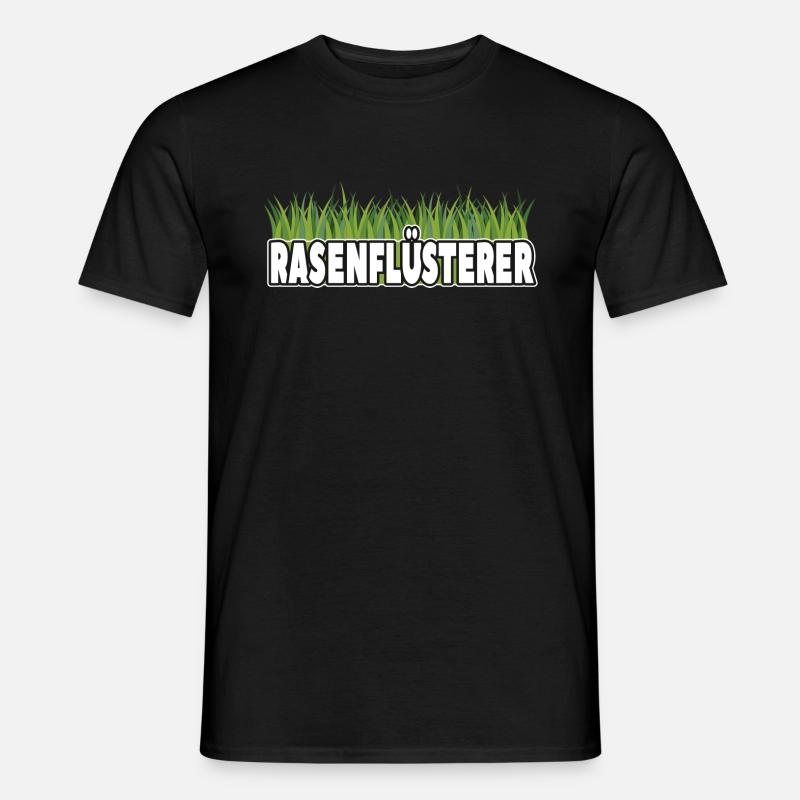 Garten Gärtner Rasenflüsterer Hobbygärtner - Männer T-Shirt - Schwarz