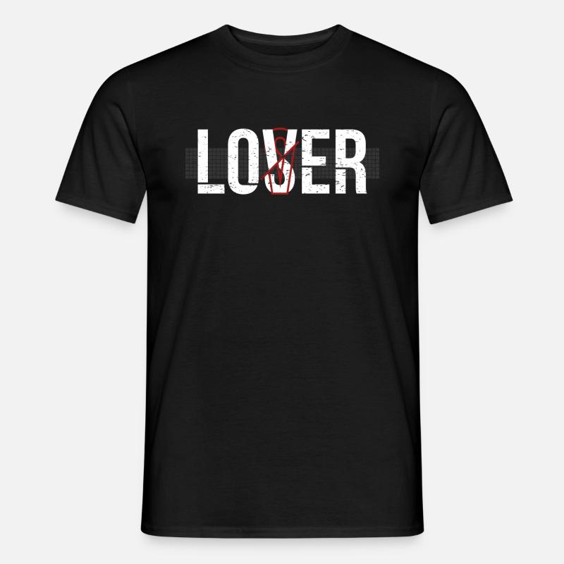 LOVER x LOSER - Männer T-Shirt - Schwarz