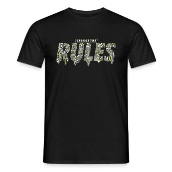 CHANGES THE RULES - Männer T-Shirt - Schwarz - Vorne - AI Model Male 178 light (178cm)