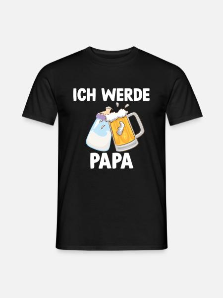 Ich werde Papa! - Männer T-Shirt - Schwarz
