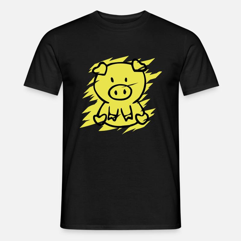 oink - Männer T-Shirt - Schwarz