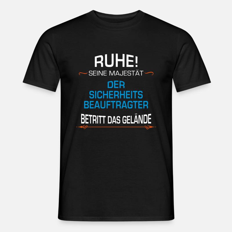 Sicherheitsbeauftragter Beruf - Männer T-Shirt - Schwarz