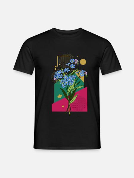 Myosotis - T-shirt homme - noir