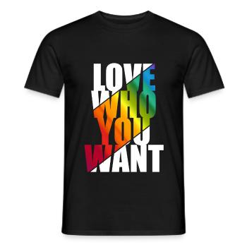 Gay Pride - T-shirt homme - noir - Devant - AI Model Male 178 light (178cm)