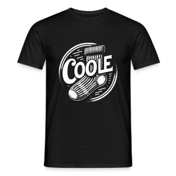 Chaussette cool - design motivant amusant - T-shirt homme - noir - Devant - AI Model Male 178 light (178cm)