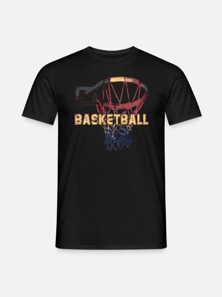 Basketball - Männer T-Shirt - Schwarz