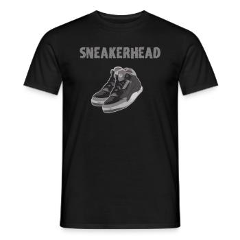 Sneakerhead, sneaker, gift - Men's T-Shirt - black - Front - AI Model Male 178 light (178cm)