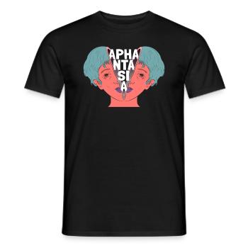Geteilter Kopf, Aphantasie, Aphant, surreal - Männer T-Shirt - Schwarz - Vorne - AI Model Male 178 light (178cm)