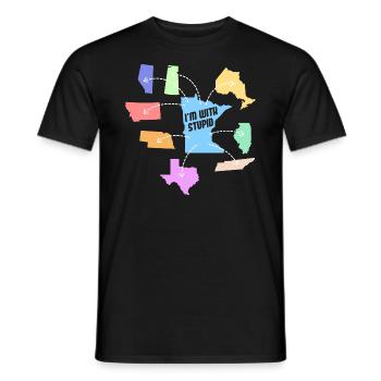 Minnesota Staaten Design für stolze Minnesotaner - Männer T-Shirt - Schwarz - Vorne - AI Model Male 178 light (178cm)