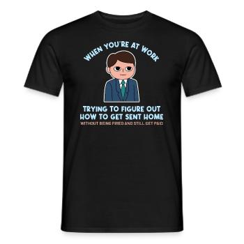 Façonner la situation de travail des fiers Pinoys - T-shirt homme - noir - Devant - AI Model Male 178 light (178cm)